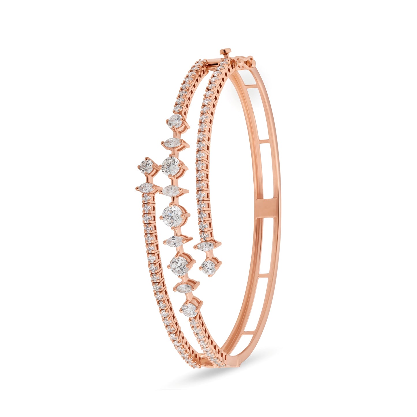 CROWN FLEXI STELLARE GOLD BANGLE