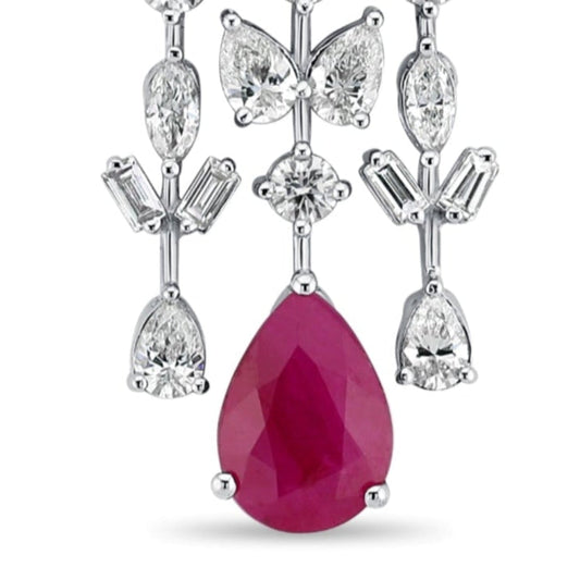 ALUVION RUBY EARRING
