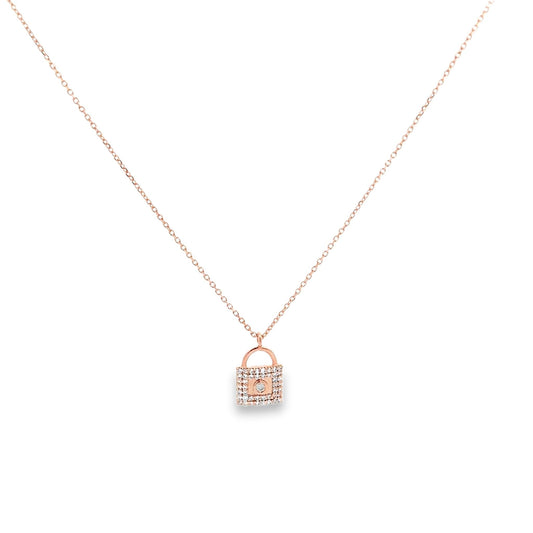 LOCK FANCY AURORA NECKLACE