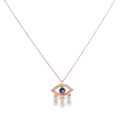 EVIL EYE FANCY AURORA NECKLACE