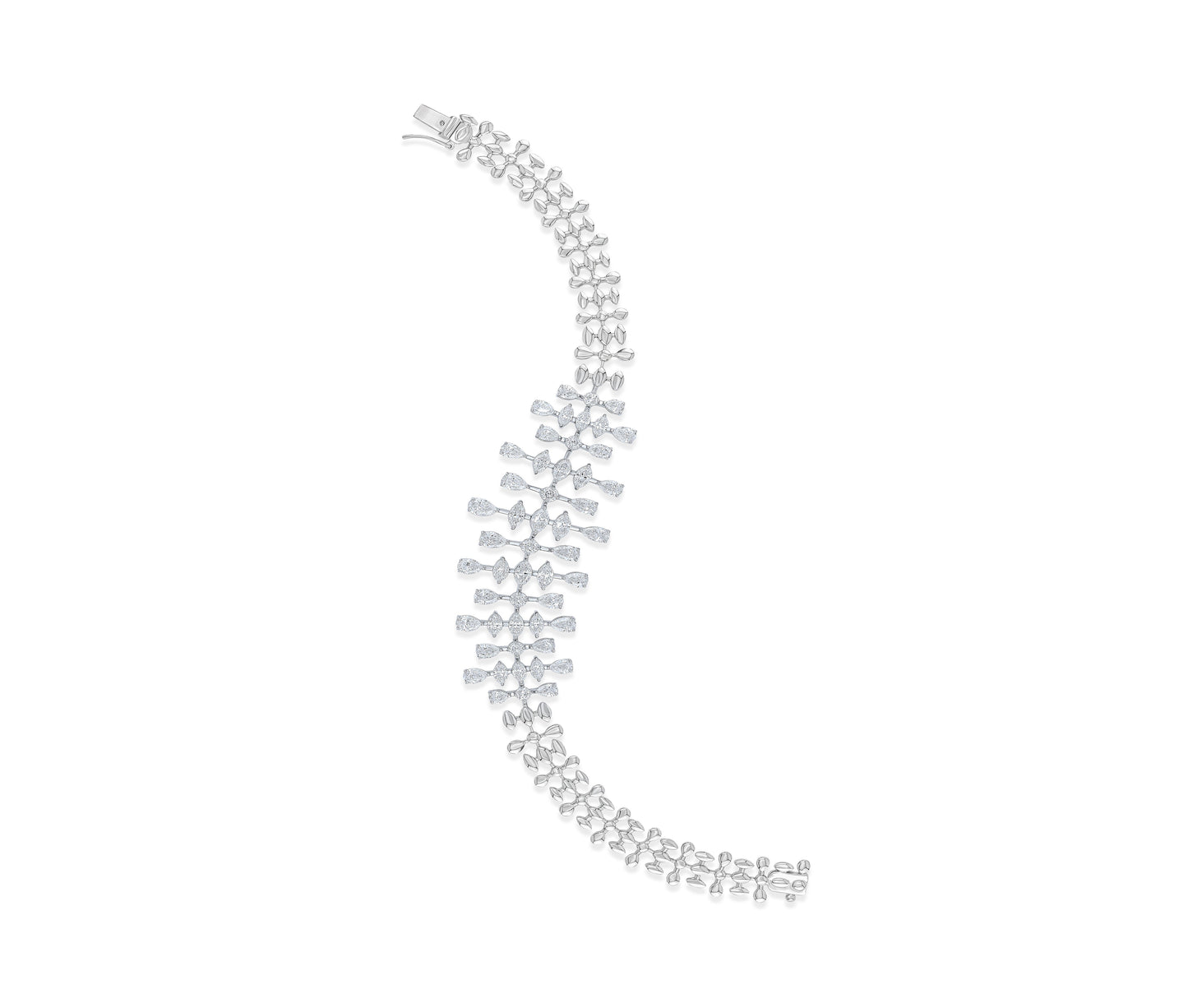 VELOURA FANCY WHITE GOLD BRACELET