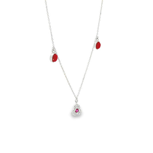 RUBY CORAL SPECTRA NECKLACE
