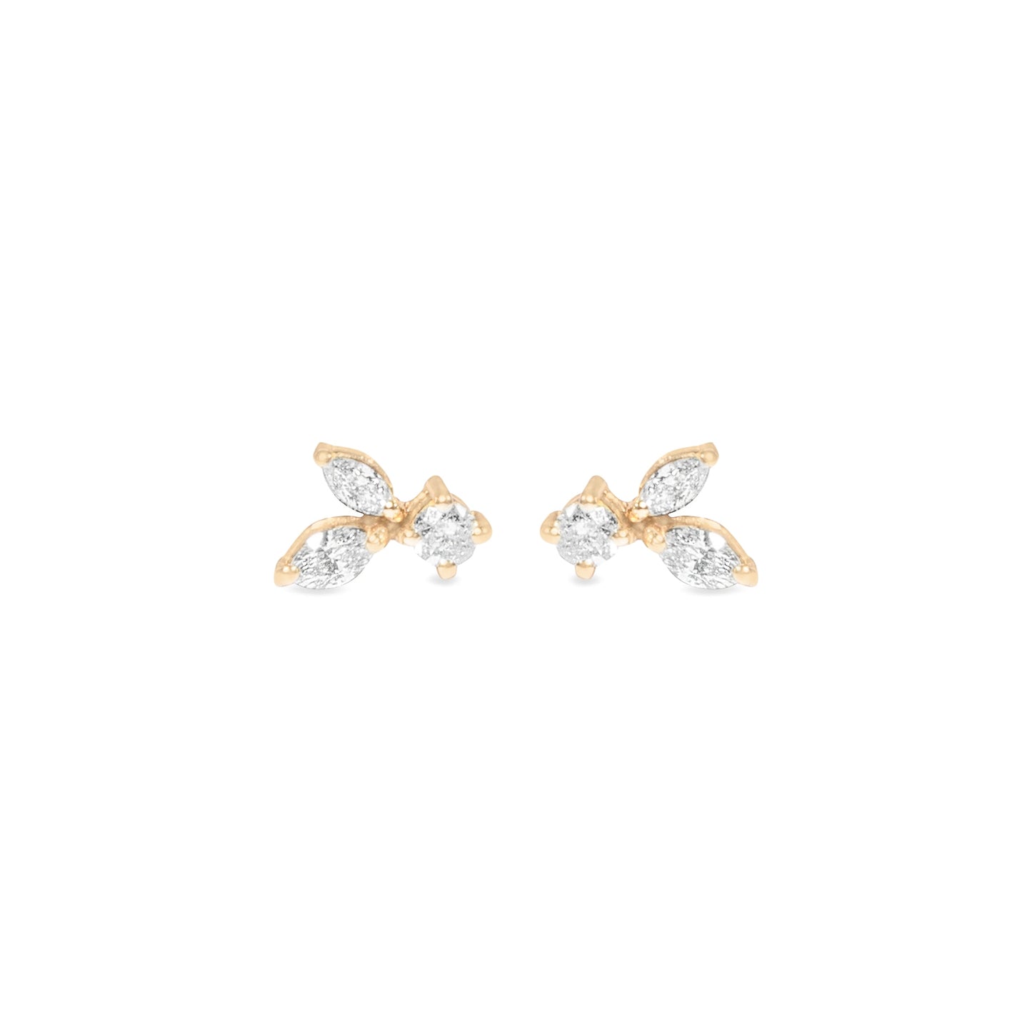 FANCY SOLITAIRE SOLARA EARRINGS
