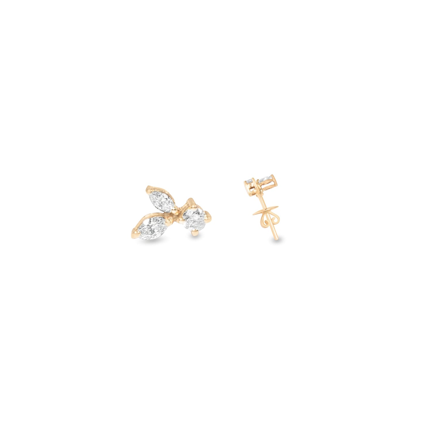 FANCY SOLITAIRE SOLARA EARRINGS
