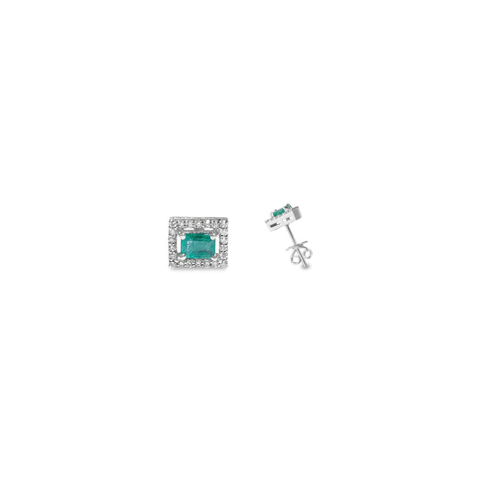 SPARKLING EMERALD LUMINE EARRINGS