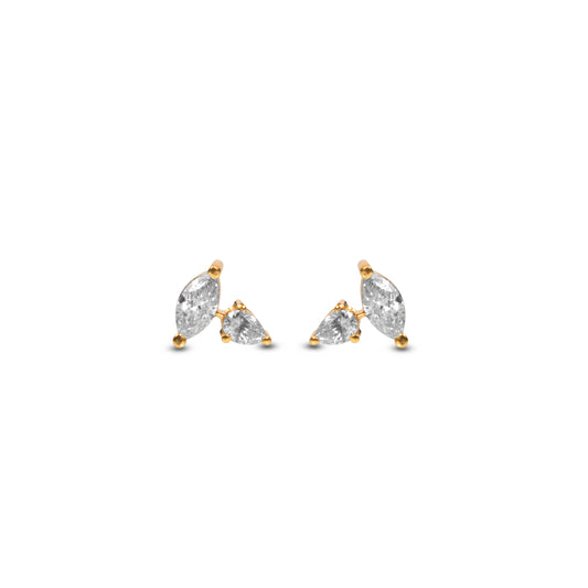 MARQUISE SOLITAIRE EARRINGS