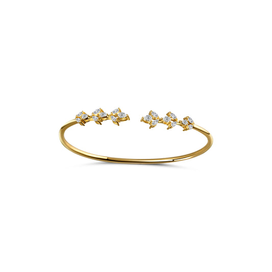 PEAR FANCY FLOWER BANGLE