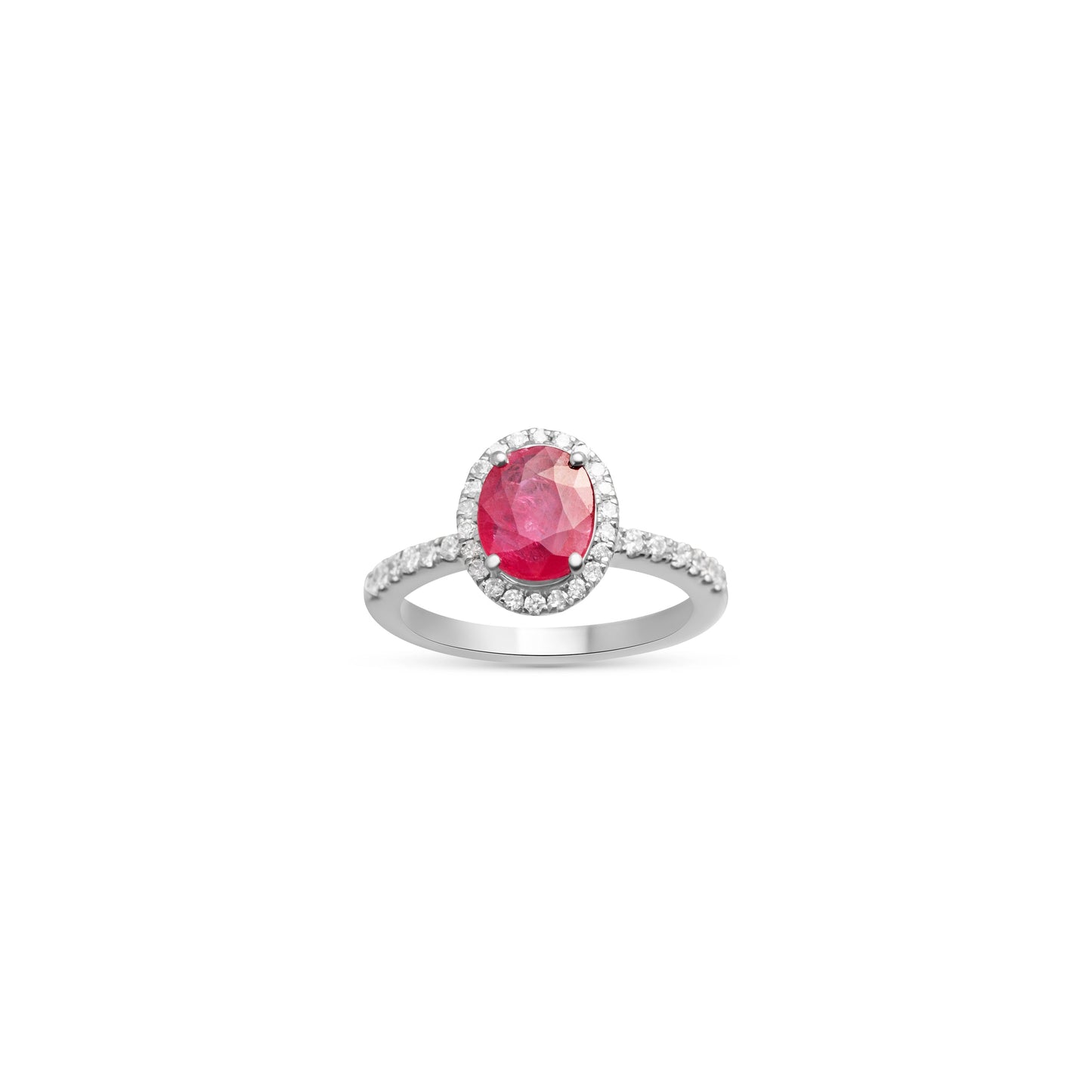RUBY HALO FANCY ETERNA RING