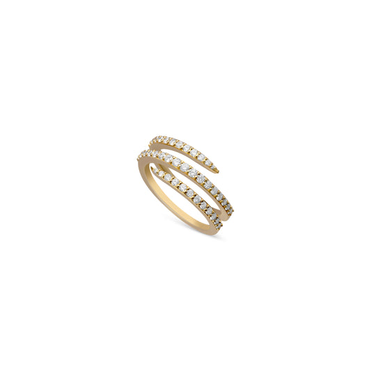 SPARKILING SPIRAL SOLARA RING