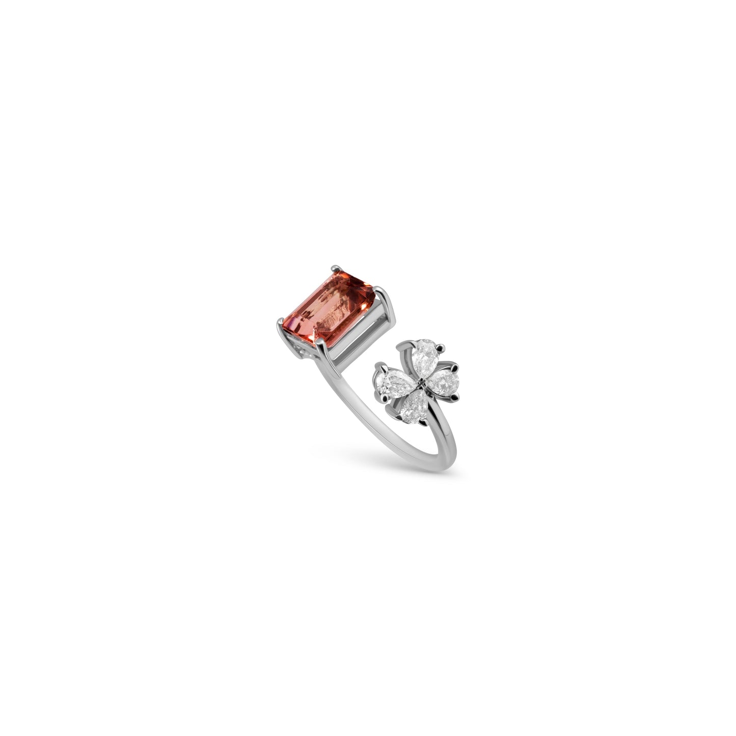 TOURMALINE GARNET PRISME RING