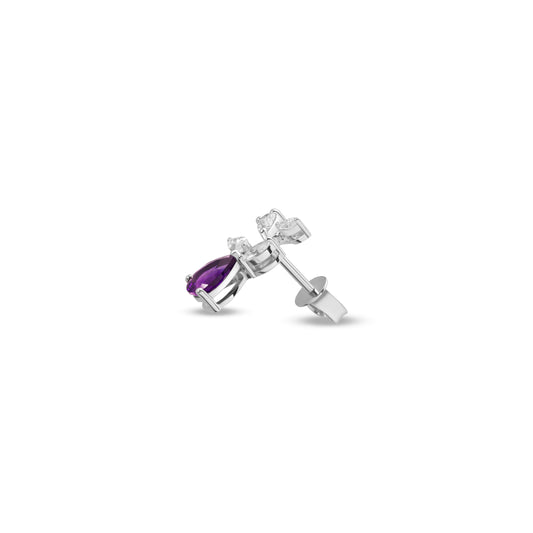 TWINKLING AMETHYST LUMINE EARRINGS