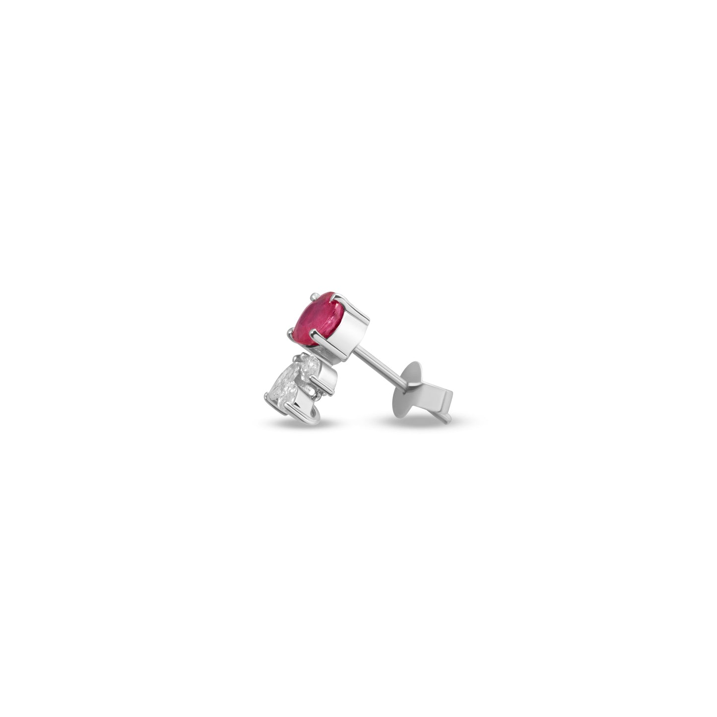 SHINING RUBY LUMINE EARRINGS