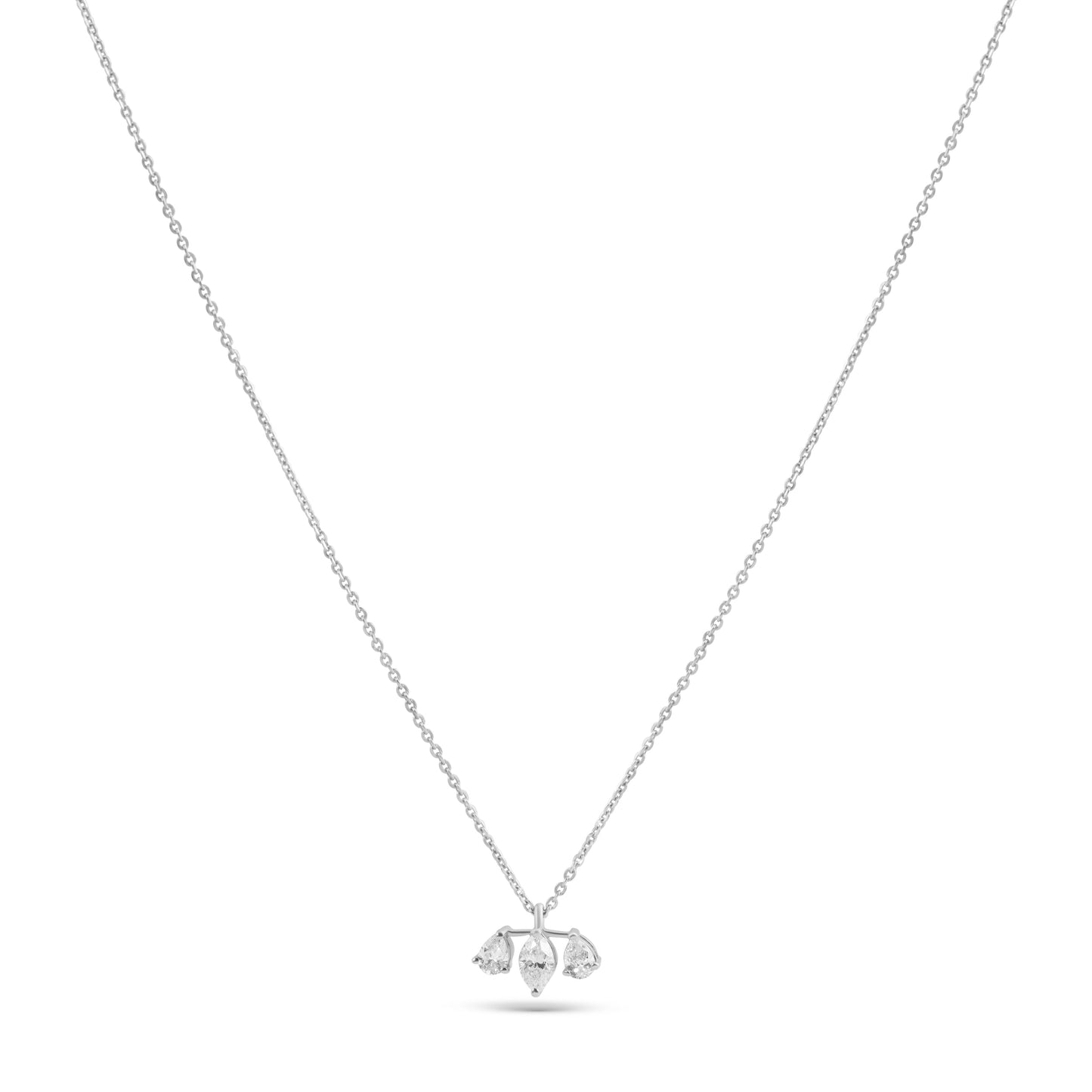 SHIMMERING SOLITAIRE AURORA NECKLACE