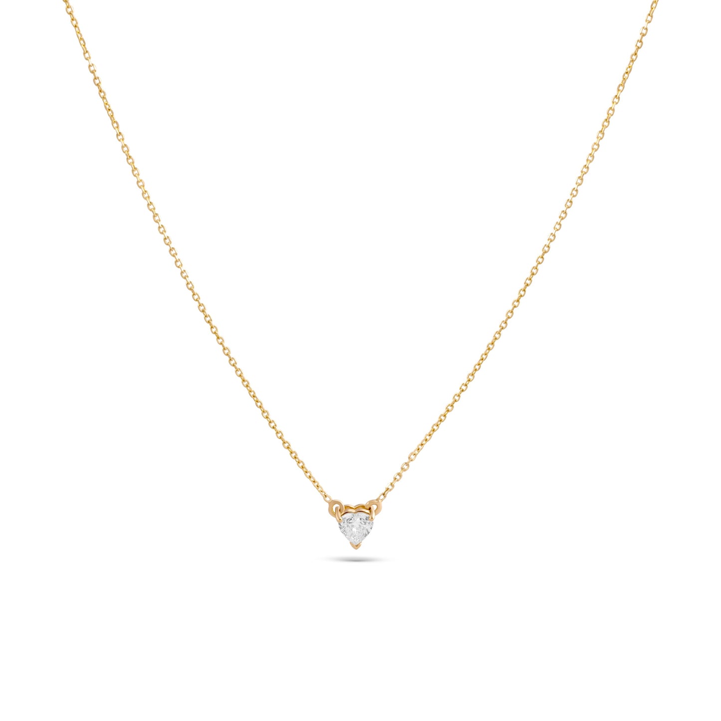 SPARKLING HEART FANCY AURORA NECKLACE