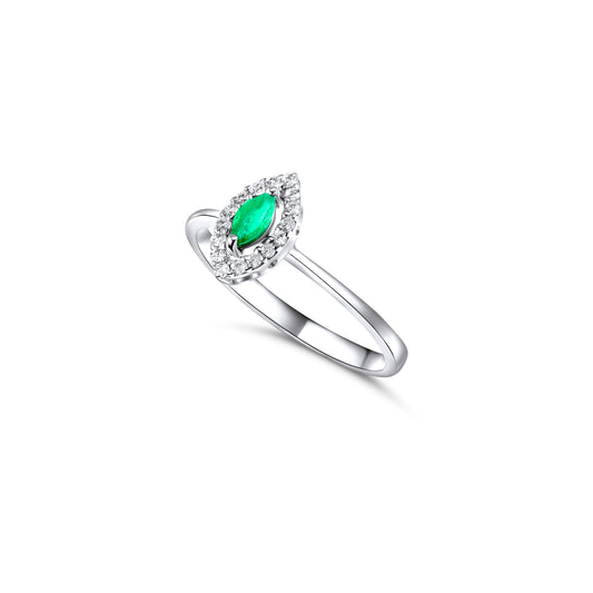 EMERALD FANCY ETERNA RING