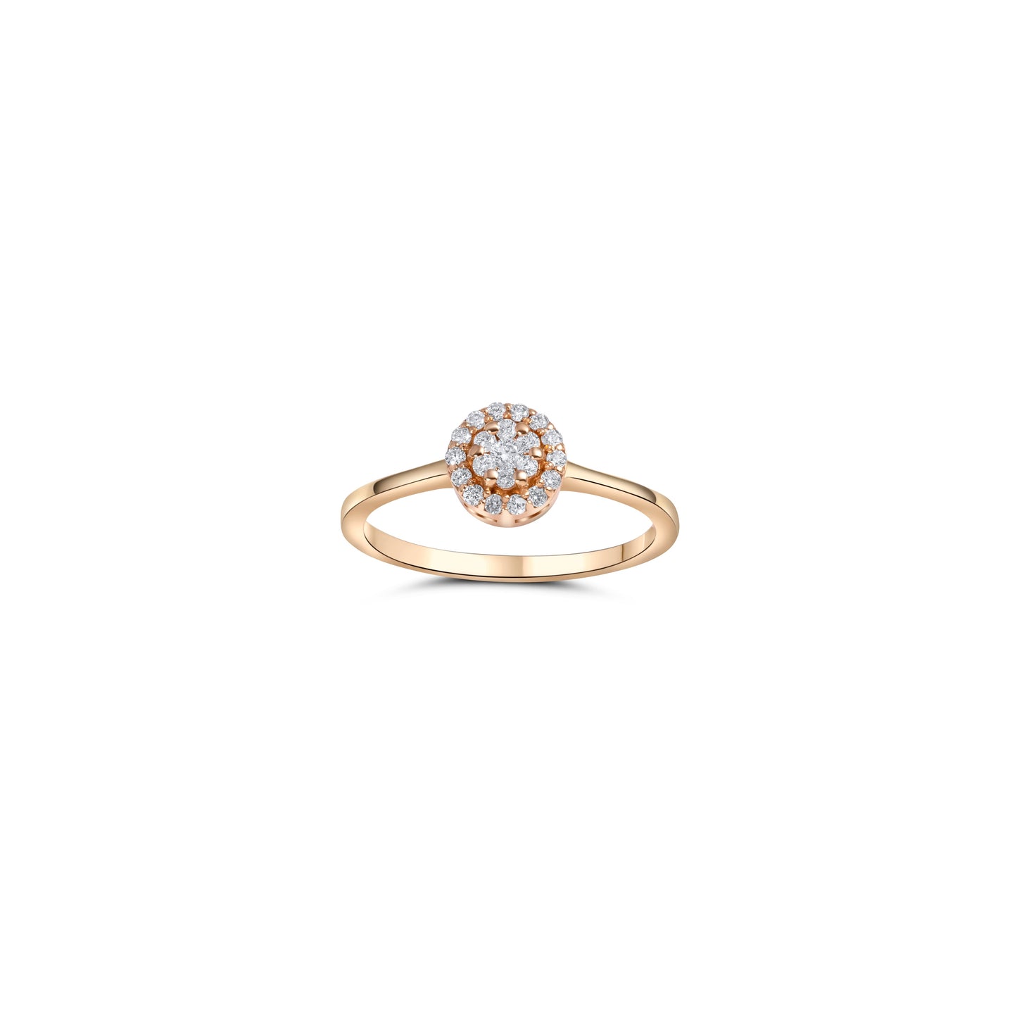 ROUND FANCY SOLARA RING