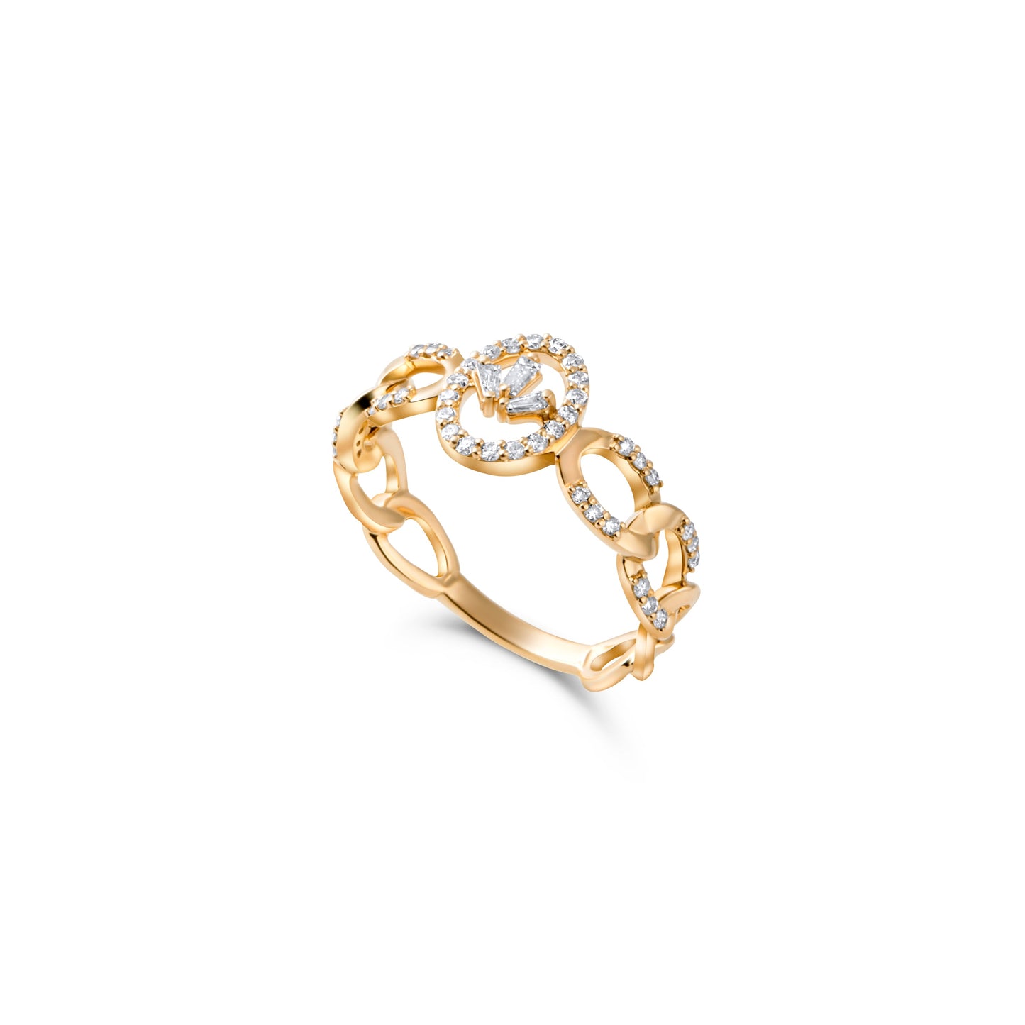 BAGUETTE OVAL SOLARA RING