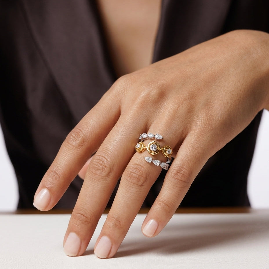 DUAL TONE AURA RING