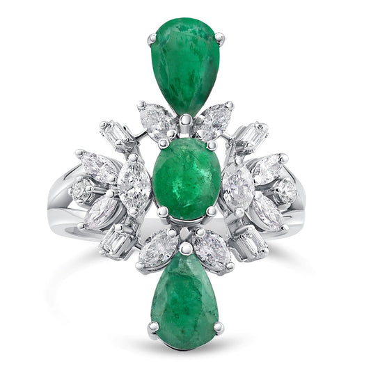 MYRA EMERALD RING
