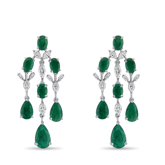 MYRA EMERALD EARRING