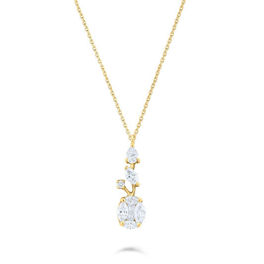 BOLD FANCY AURORA NECKLACE