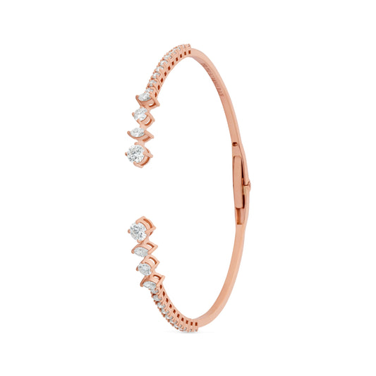 MARQUISE FLEXI STELLARE GOLD BANGLE