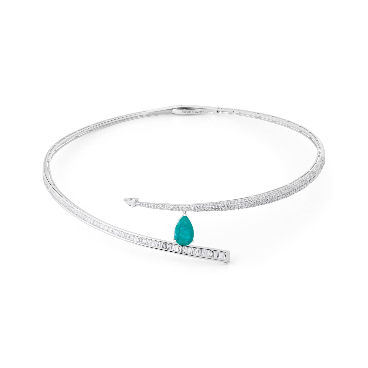 FROST CECELY WHITE GOLD NECKLACE