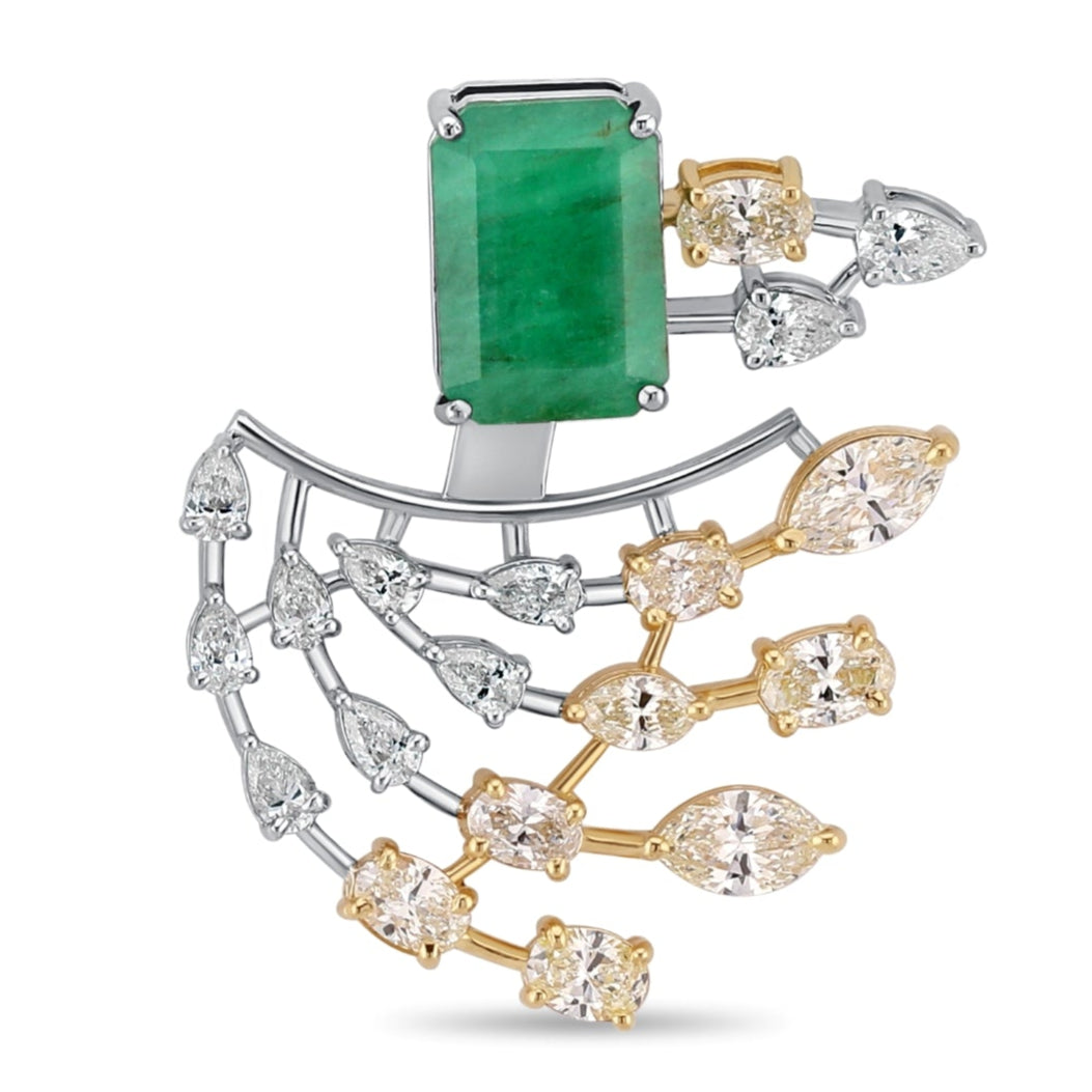 CALYSSOR EMERALD EARRING