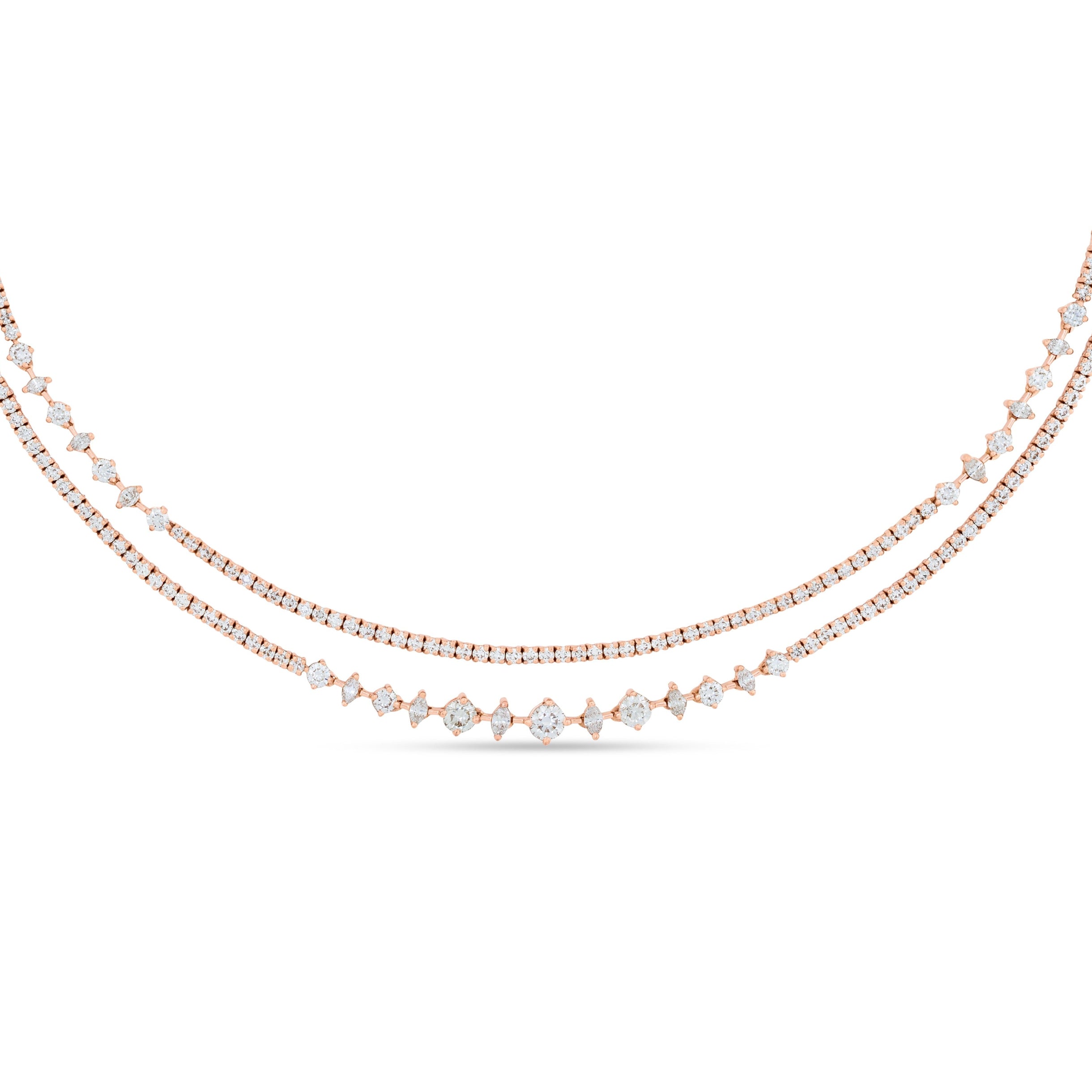 LUMINA MULTI EDGE NECKLACE