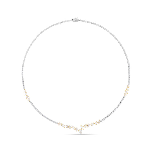 ETERNA VERTICE WHITE GOLD NECKLACE