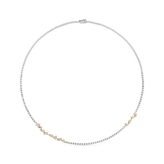IMPERIAL VERTICE WHITE GOLD NECKLACE