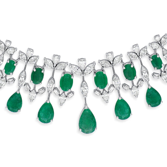 MYRA EMERALD NECKLACE