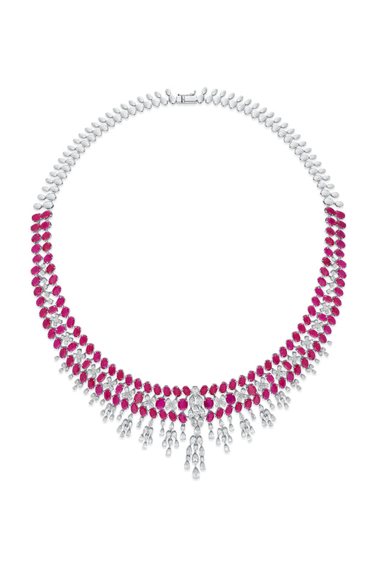 RUBY BRIDAL NECKLACE