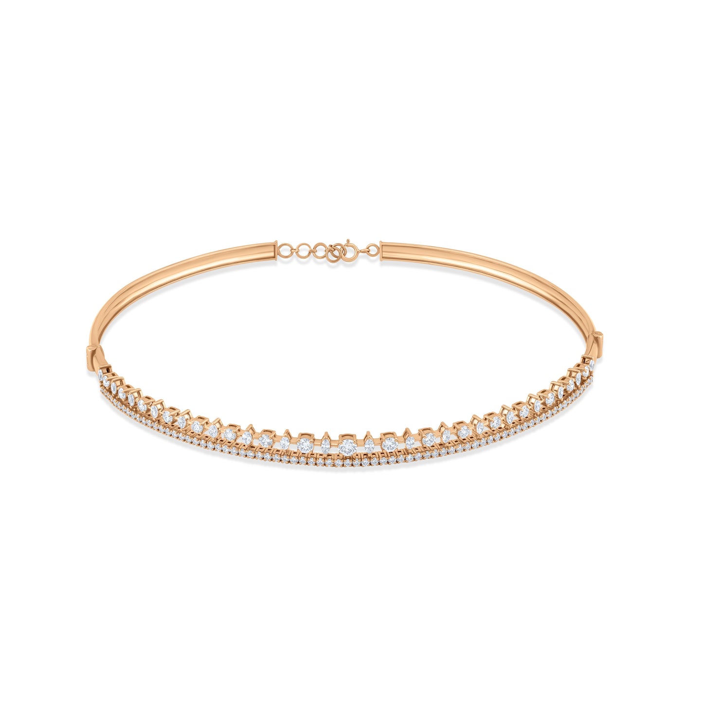 VELOURA ROUND GOLD NECKLACE