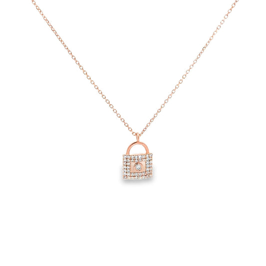 LOCK FANCY AURORA NECKLACE