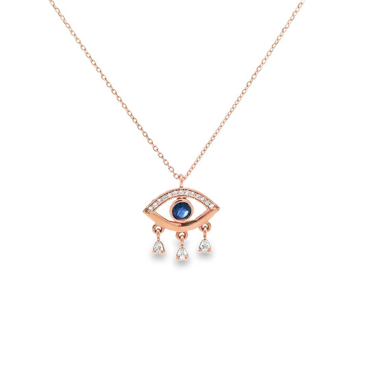 EVIL EYE FANCY AURORA NECKLACE