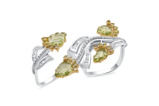 OLYNDRA PERIDOT RING