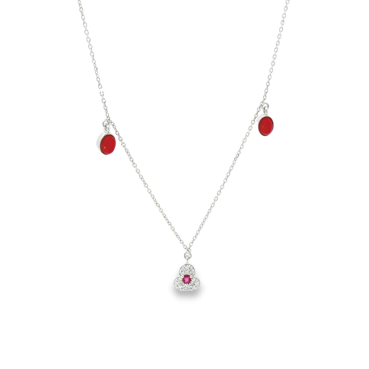 RUBY CORAL SPECTRA NECKLACE