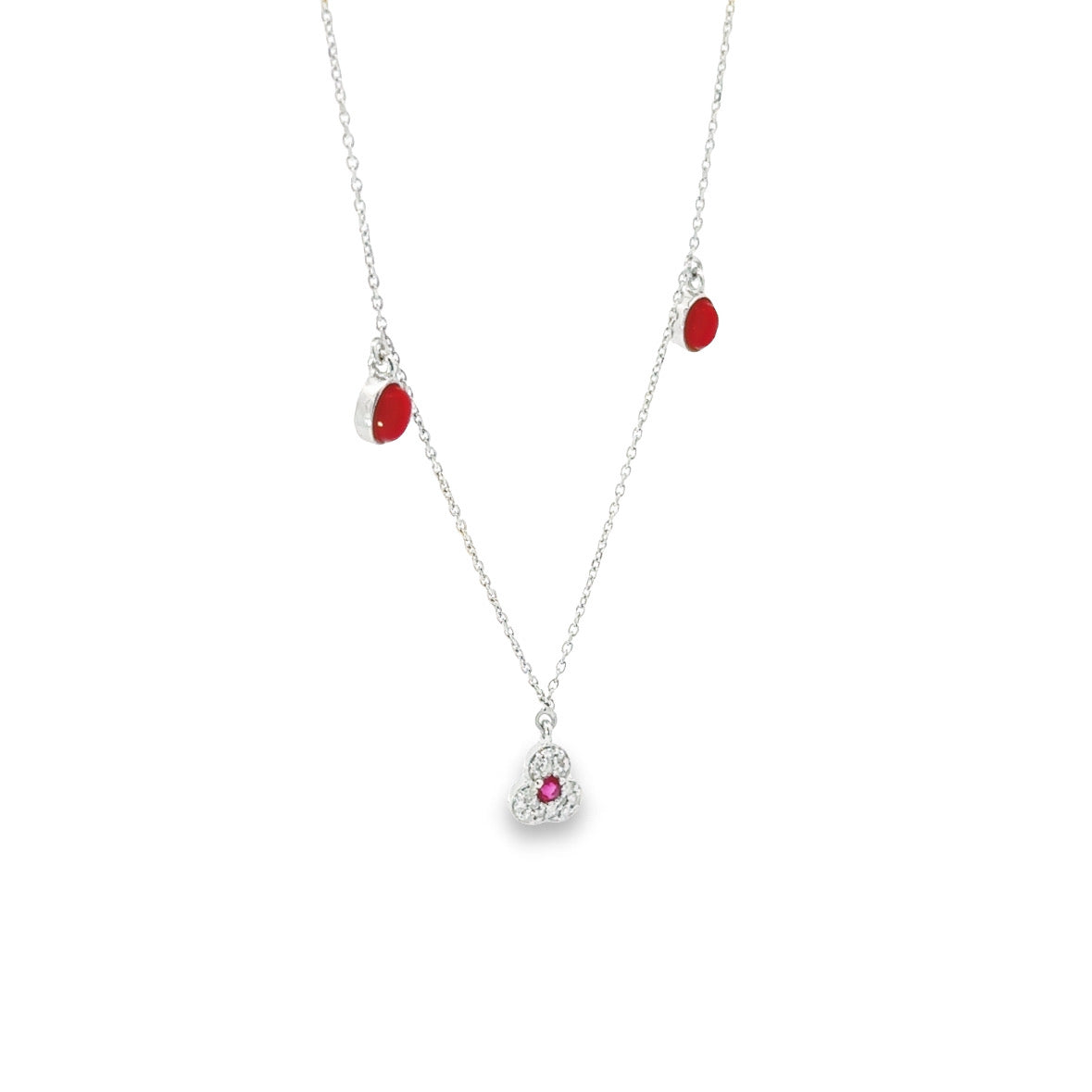 RUBY CORAL SPECTRA NECKLACE