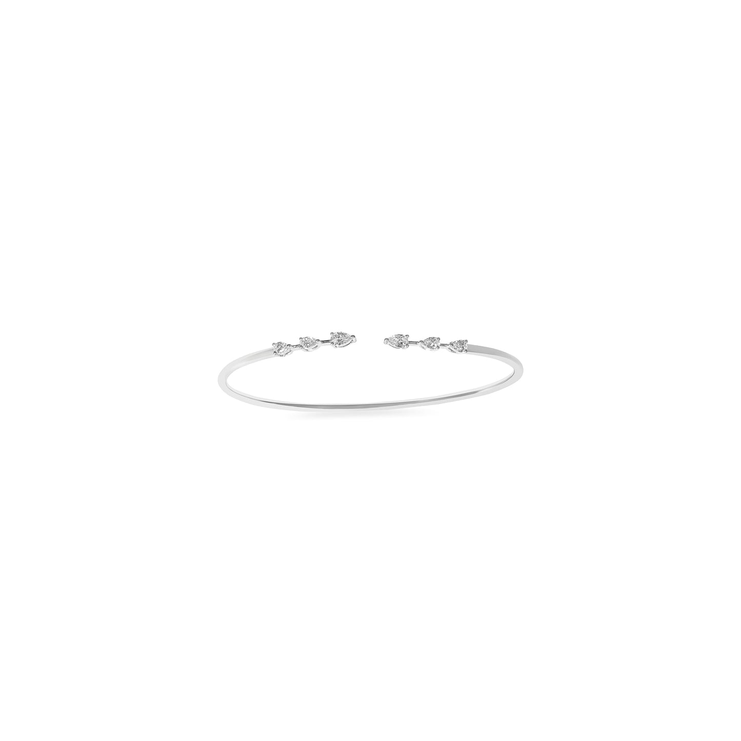 FANCY TRIPLE DIAMOND BANGLE