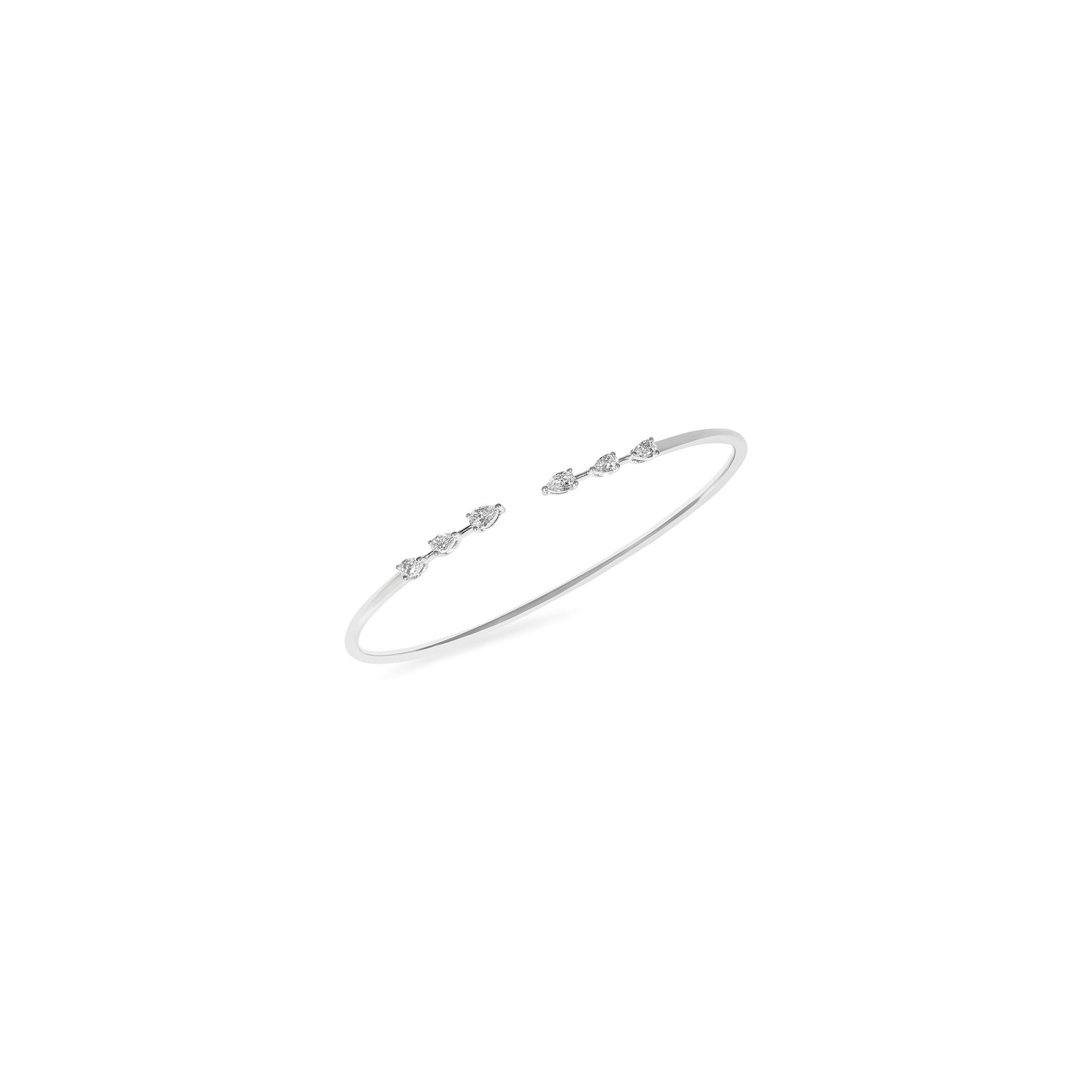 FANCY TRIPLE DIAMOND BANGLE