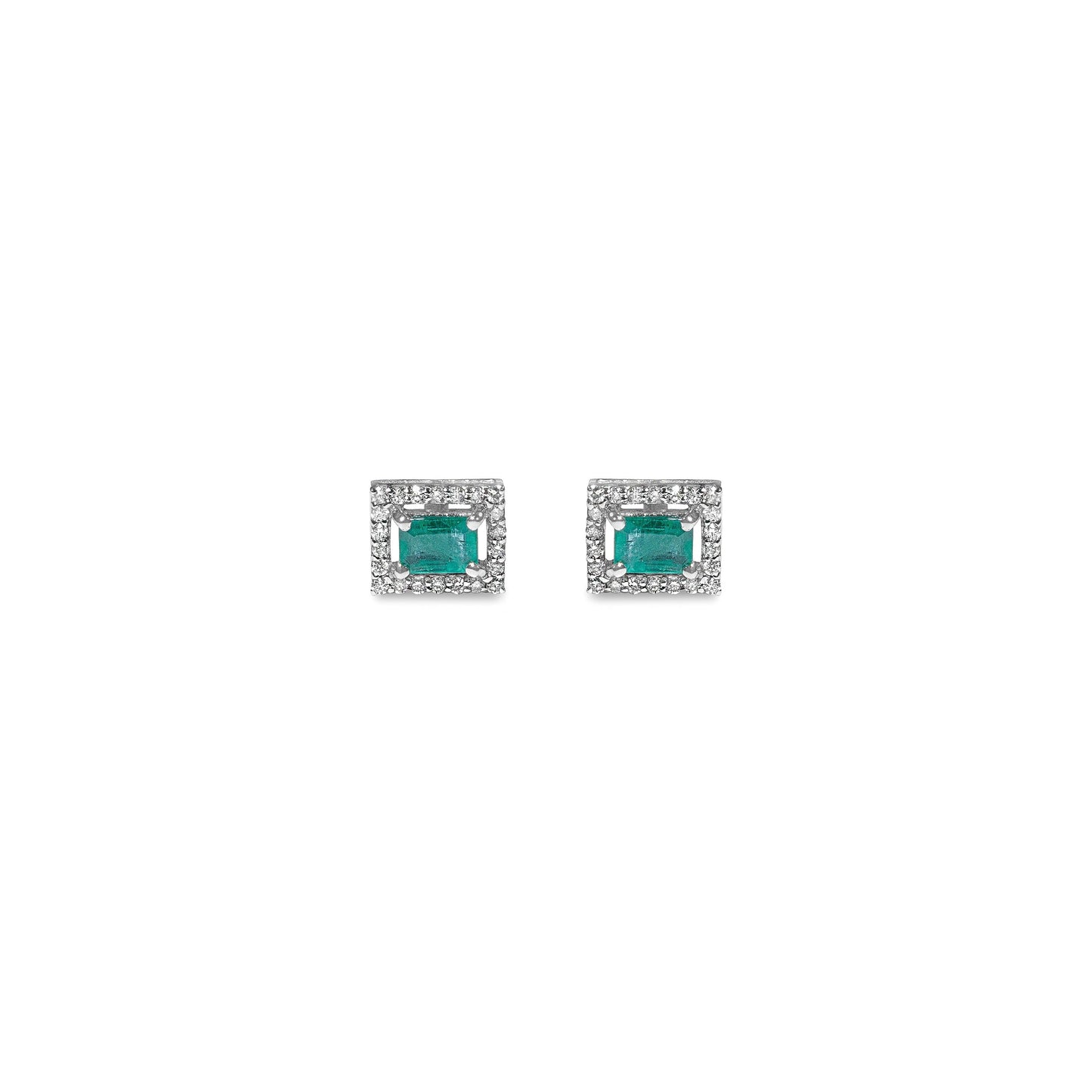 SPARKLING EMERALD LUMINE EARRINGS