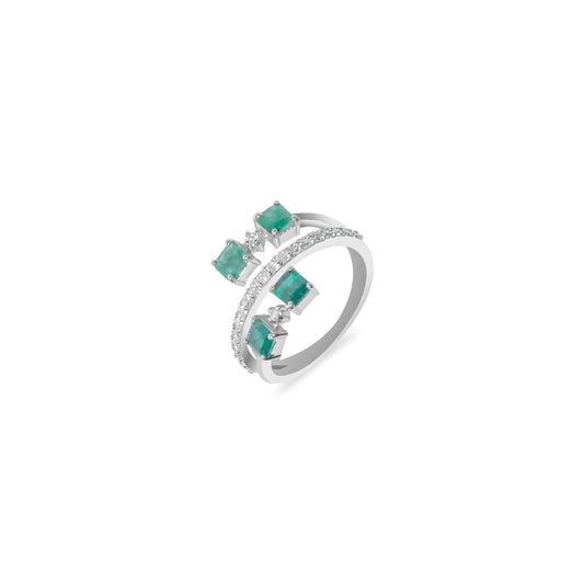 EMERALD FANCY LUMINE RING