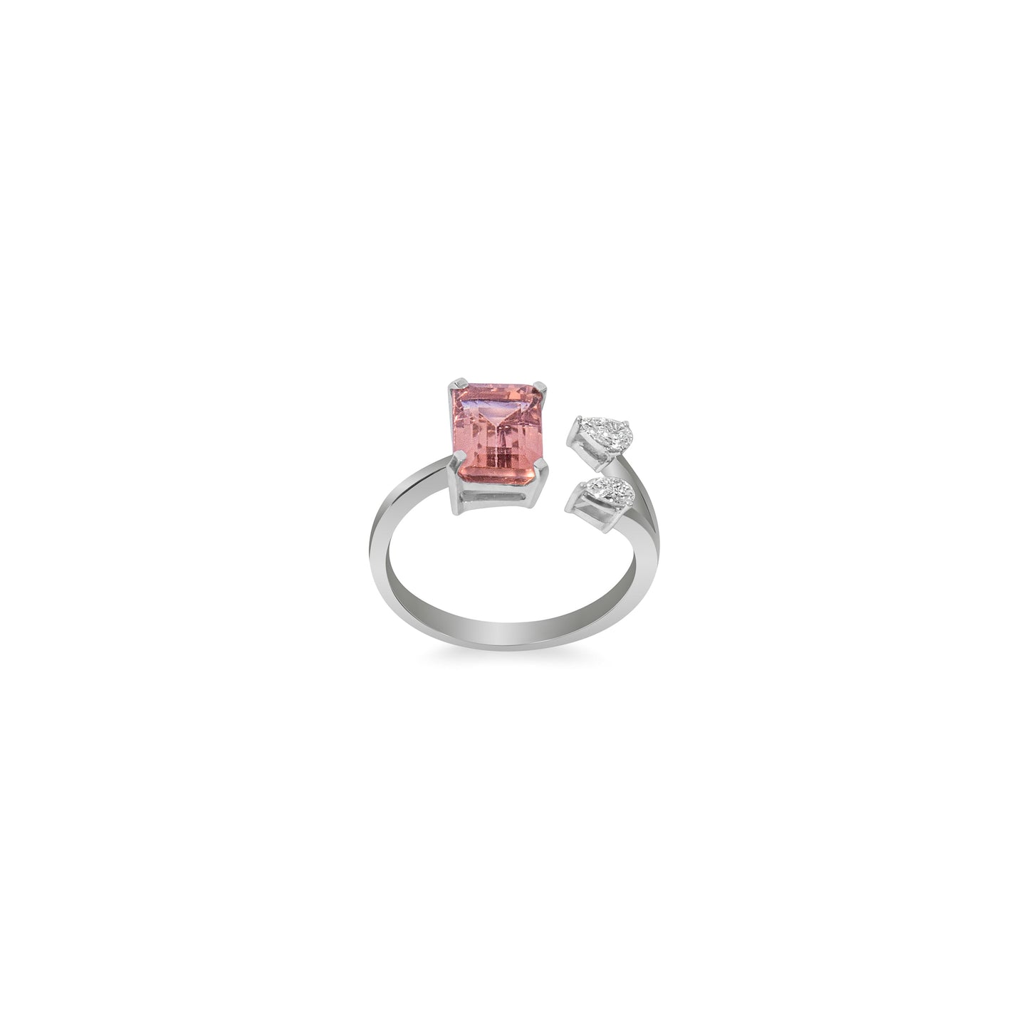 TOURMALINE PEAR PRISME RING