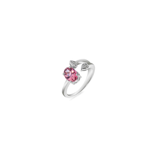 PEAR ROUND TOURMALINE RING