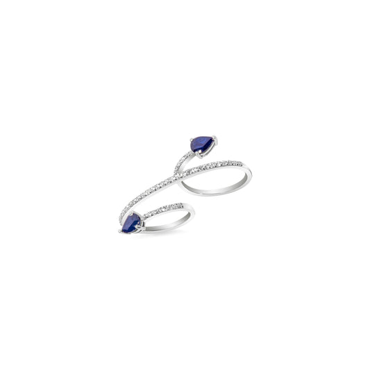 ARROW SAPPHIRE PRISME RING