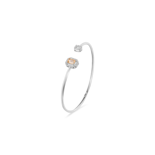 EMERALD CITRINE FLEXI BANGLE