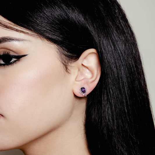 AMETHYST LUMINE EARRING