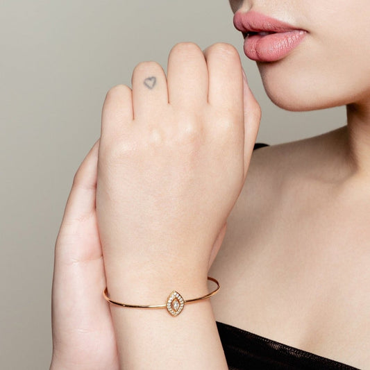 PEAR FANCY SPECTRA BANGLE