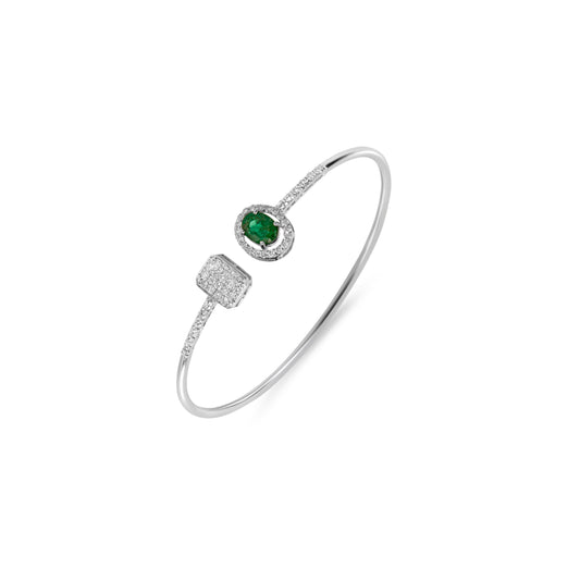 EMERALD FLEXI BANGLE